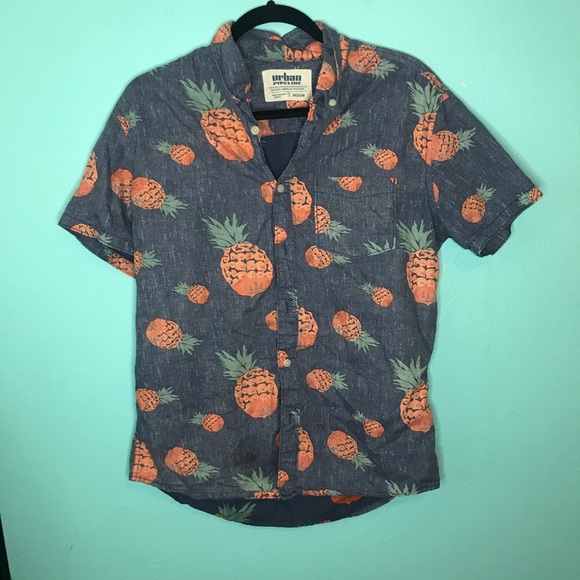 Urban Pipeline Pineapple Button Down 